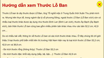 ภาพหน้าจอของ Thước Lỗ Ban - Phong thủy