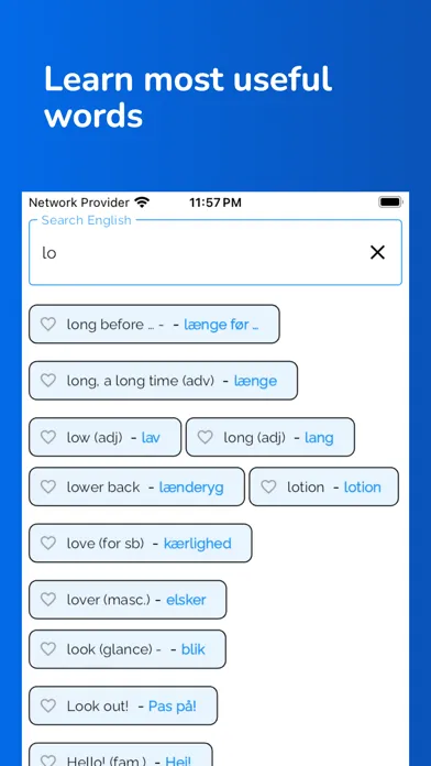 Learn Danish From English Screenshots