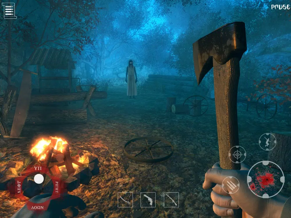 Tangkapan skrin Scary Forest Hunting Survival iPad 