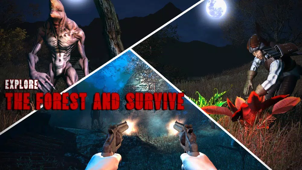 Tangkapan skrin Scary Forest Hunting Survival