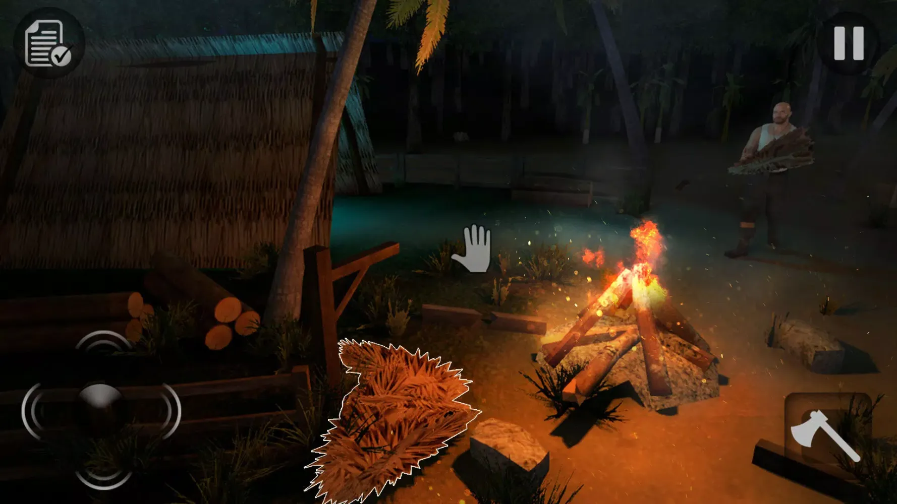 Capturas de tela do Survival Forest Island