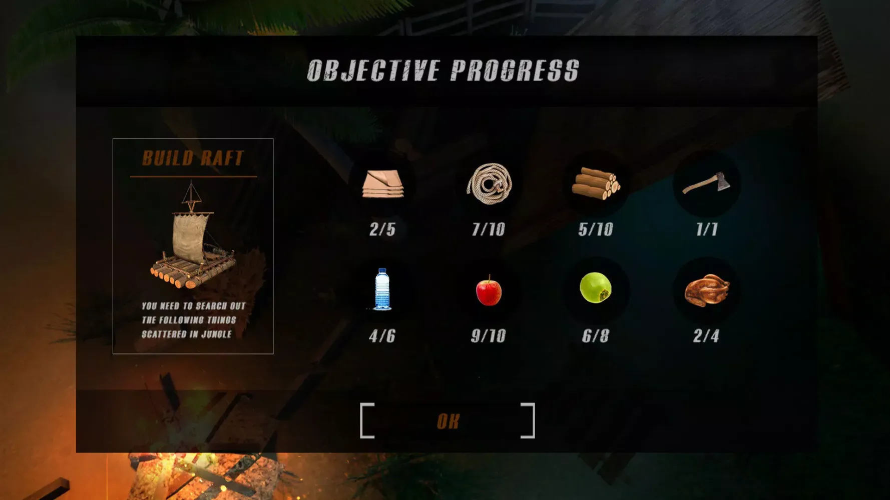 Capturas de tela do Survival Forest Island
