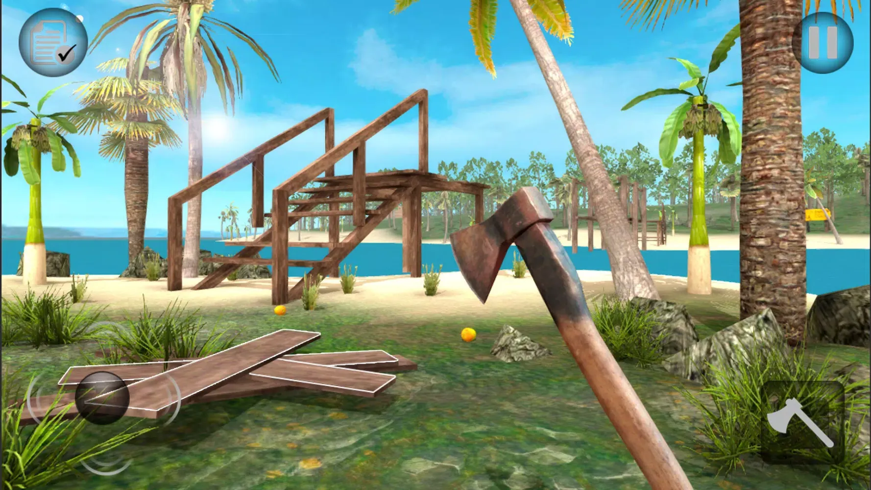 Capturas de tela do Survival Forest Island