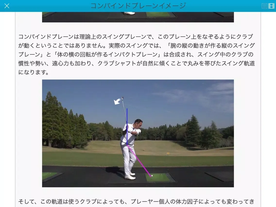筑波大学博士のゴルフ講座 〜コンバインドプレーン理論〜 iPad  سکرین شاٹس