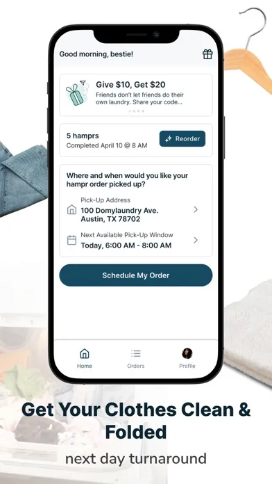 hampr: Laundry Service App Ekran Görüntüleri
