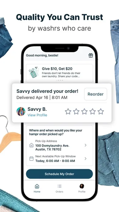 hampr: Laundry Service App Ekran Görüntüleri