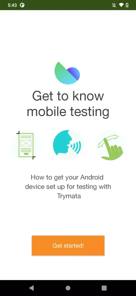 Trymata Testing Screenshots