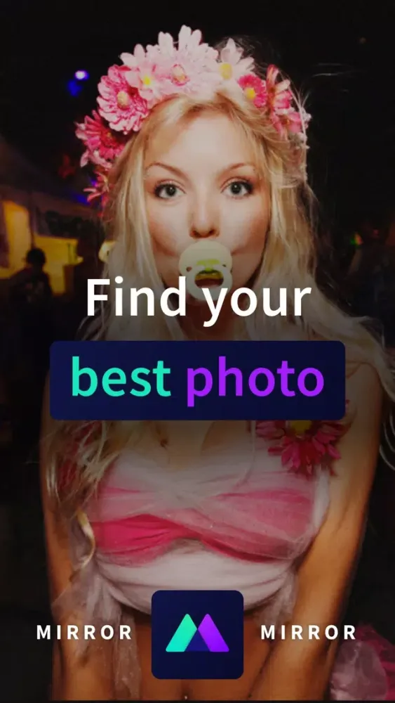Tangkapan layar Mirror, Mirror - Find your best photo