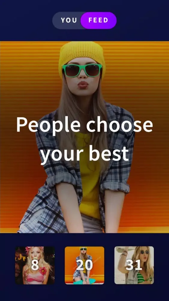 Tangkapan layar Mirror, Mirror - Find your best photo
