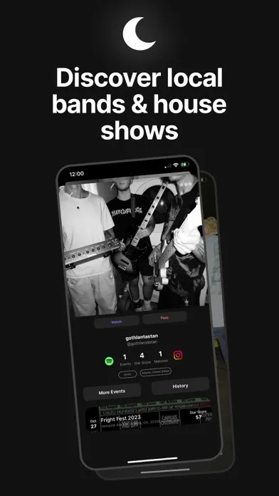 Capturas de pantalla de Moonlight: Create gigs