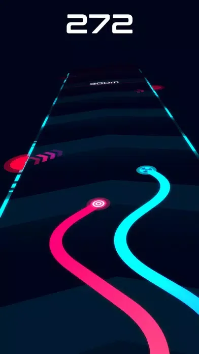 Capturas de tela do Wavy Lines: Battle Racing Game
