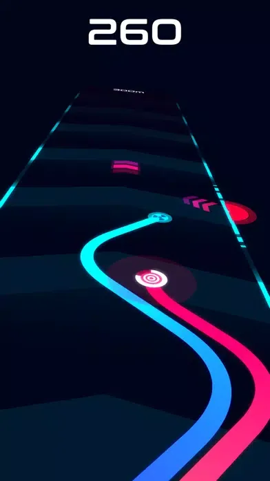 Capturas de tela do Wavy Lines: Battle Racing Game
