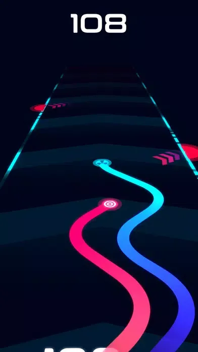 Capturas de tela do Wavy Lines: Battle Racing Game
