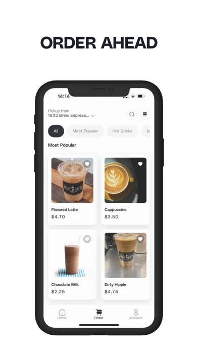 Capturas de pantalla de 1832 Brew Espresso Bar