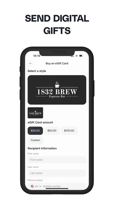 Capturas de pantalla de 1832 Brew Espresso Bar