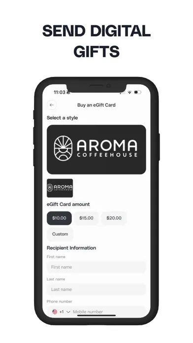 Capturas de pantalla de Aroma Coffeehouse