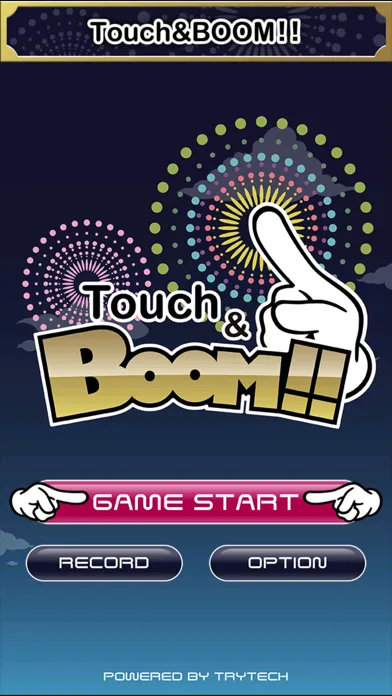 Tangkapan skrin Touch & BooM!! - Free Fireworks Game