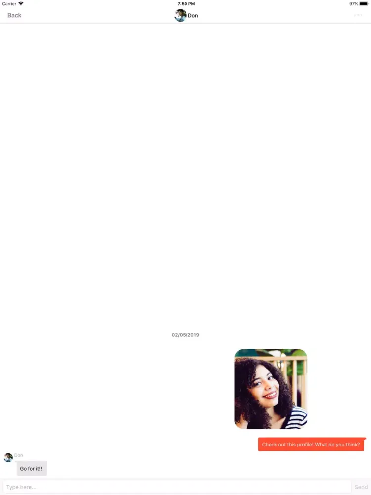 Capturas de pantalla de Vouch - Matchmaking & Dating iPad 