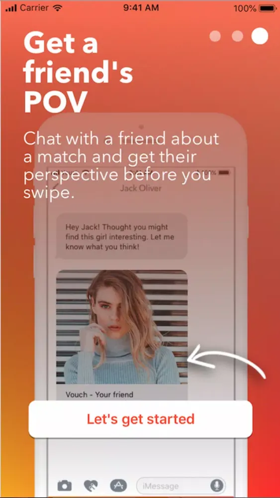 Capturas de pantalla de Vouch - Matchmaking & Dating