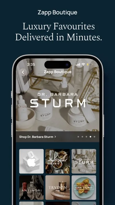 Captures d'écran de Zapp – 24/7 Drinks & Groceries