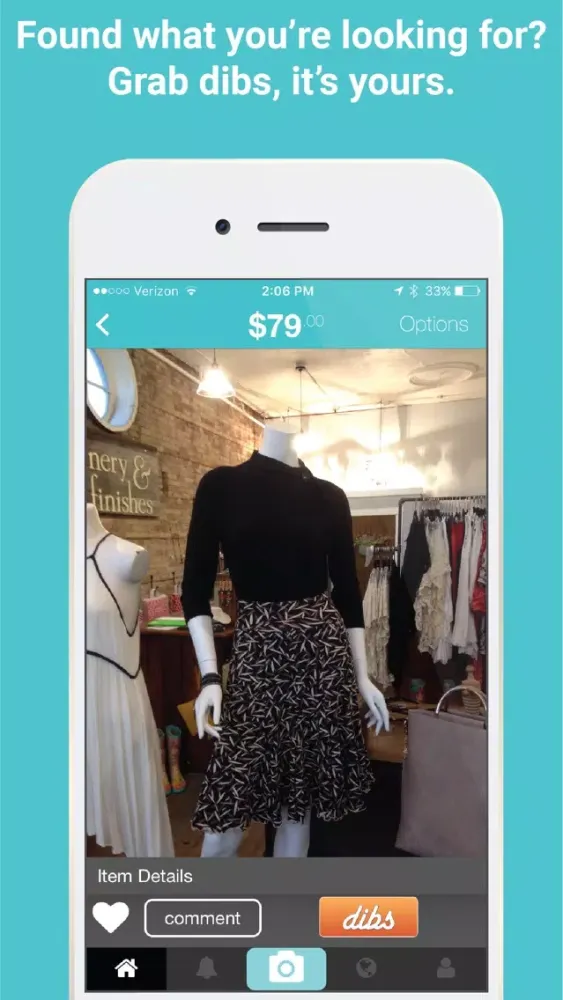 Screenshot di Dibs - Buy & Sell Antique, Unique, & Vintage