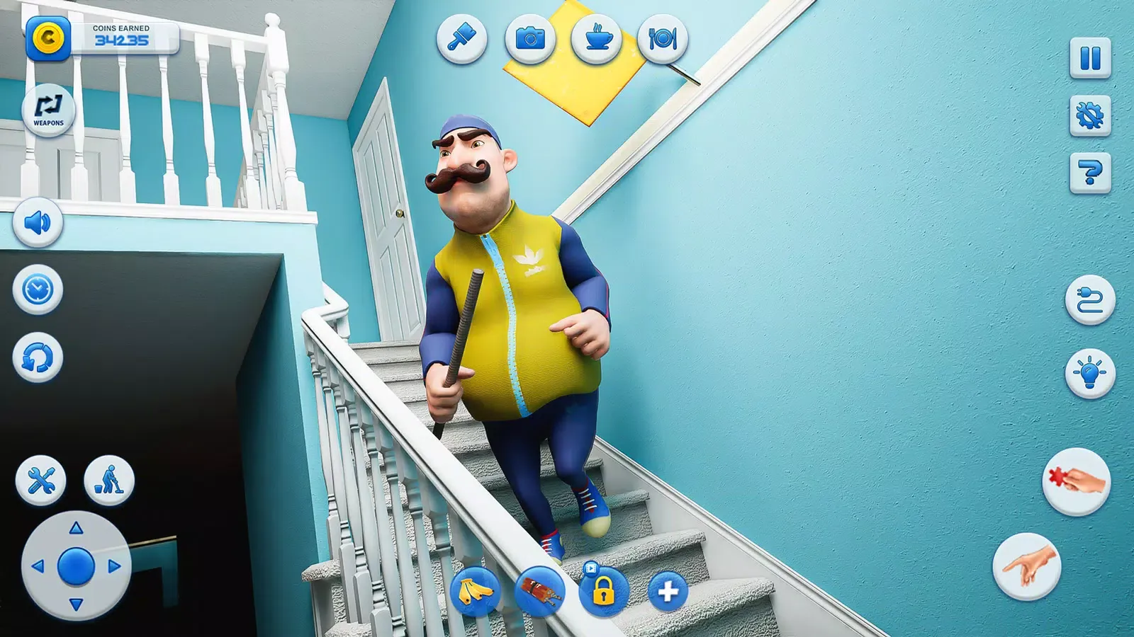 Scary Dark 3D Neighbor Riddle 스크린샷