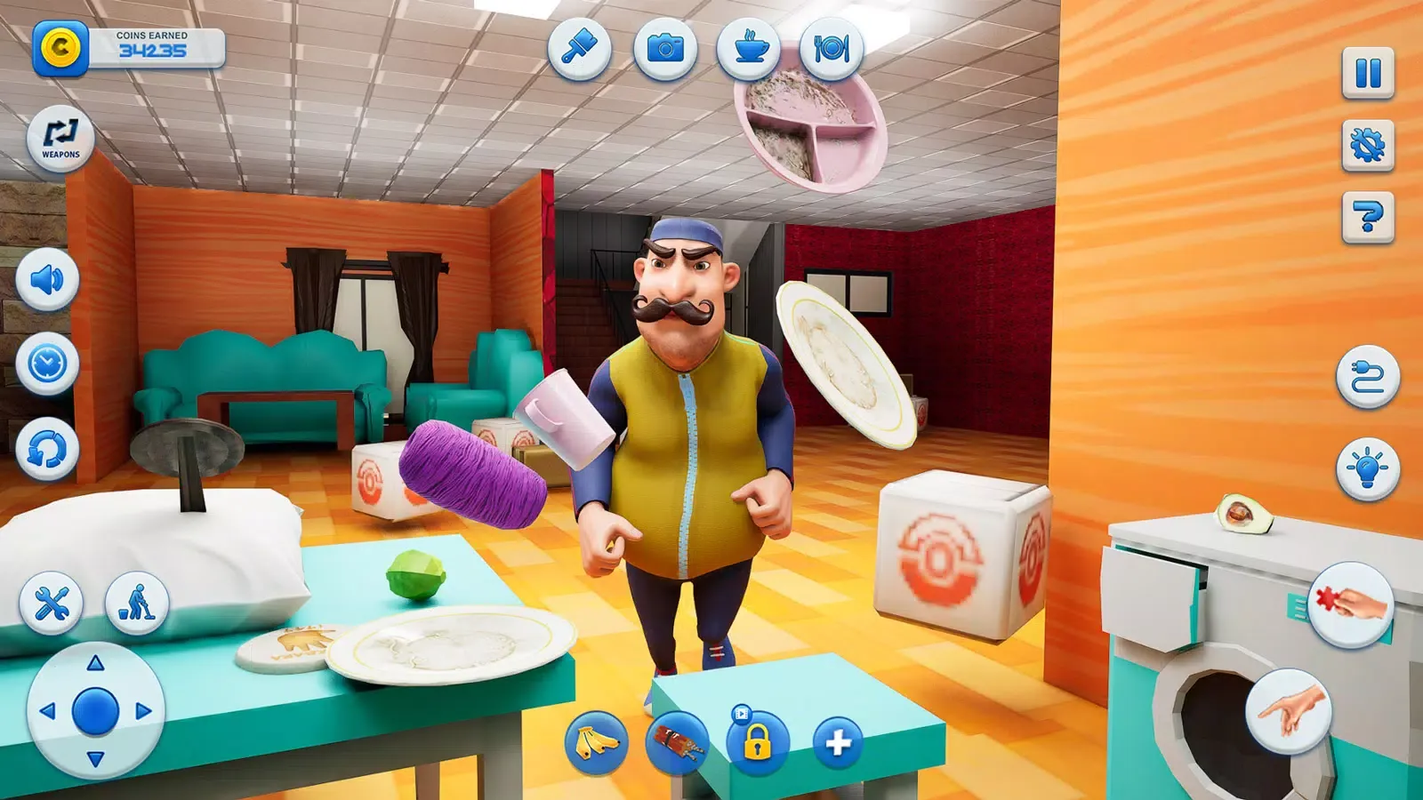 Scary Dark 3D Neighbor Riddle 스크린샷