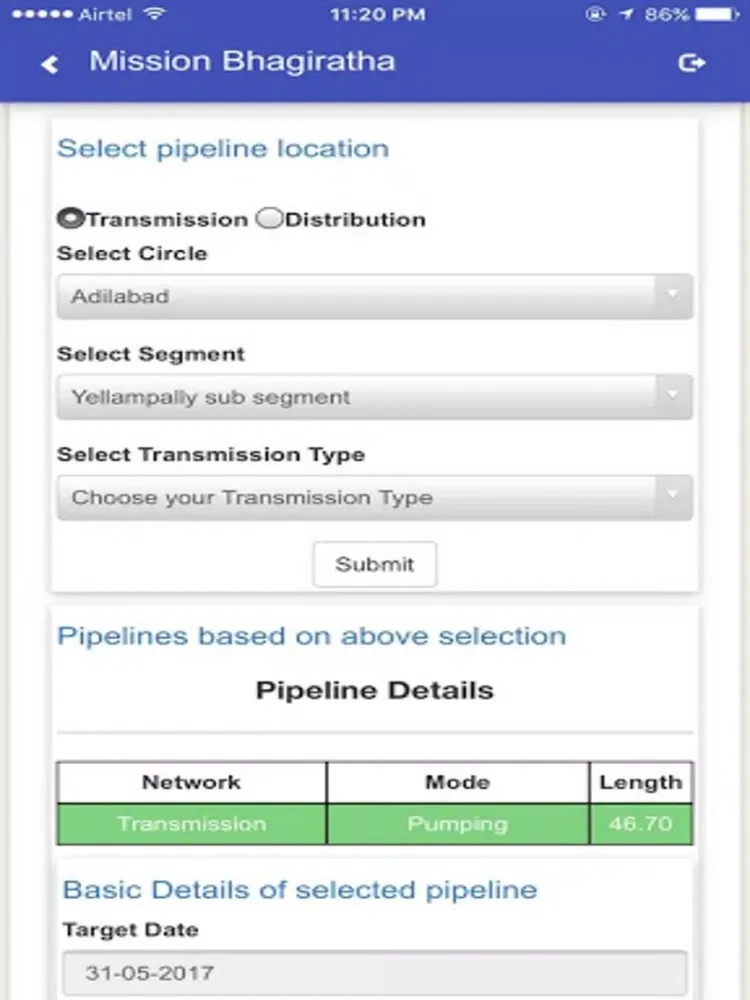Capturas de pantalla de Mission Bhagiratha App iPad 
