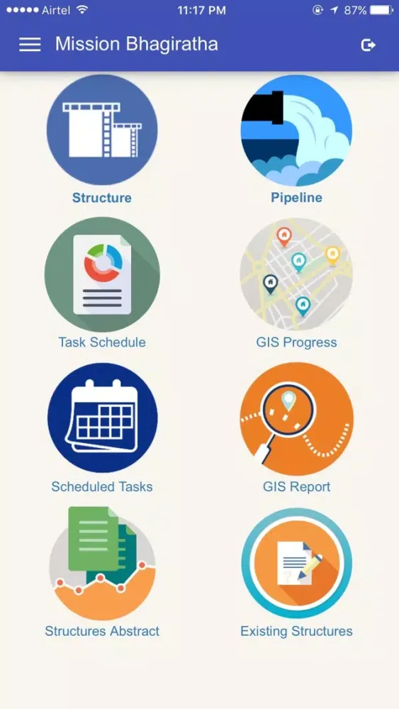 Capturas de pantalla de Mission Bhagiratha App