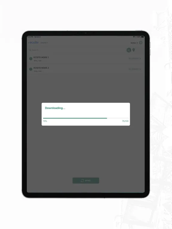 Field Enablement and DAS Test iPad  Screenshots
