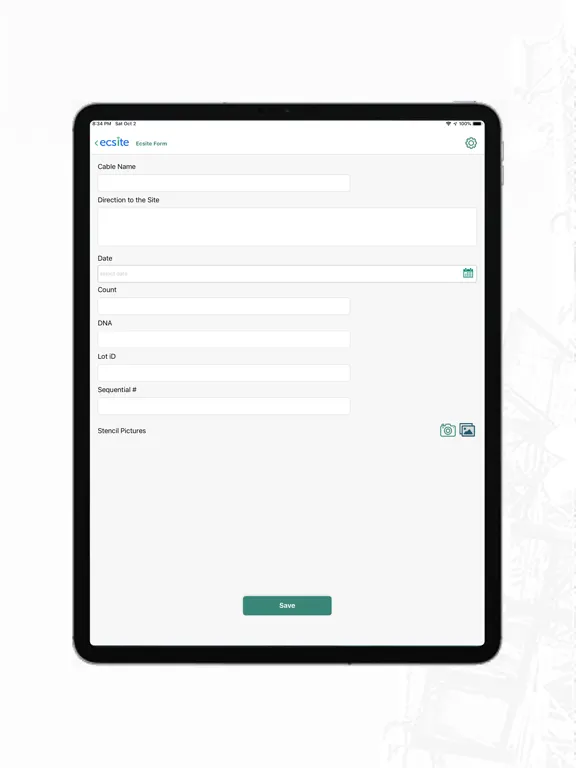 Field Enablement and DAS Test iPad  Screenshots