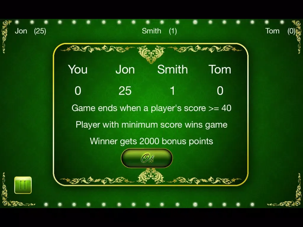 Screenshot di Hearts Game iPad 