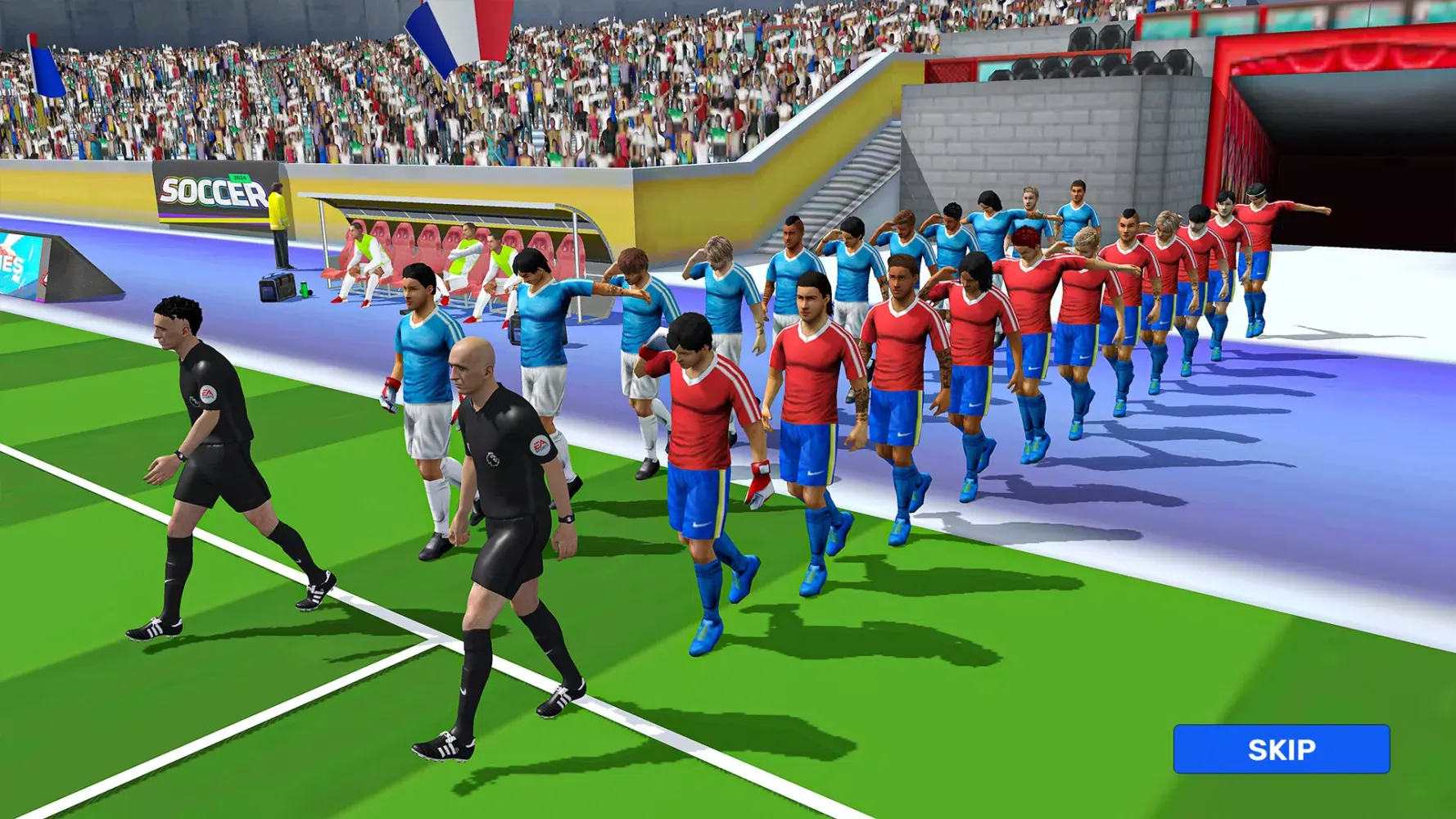 Capturas de tela do World Football Soccer Match 25