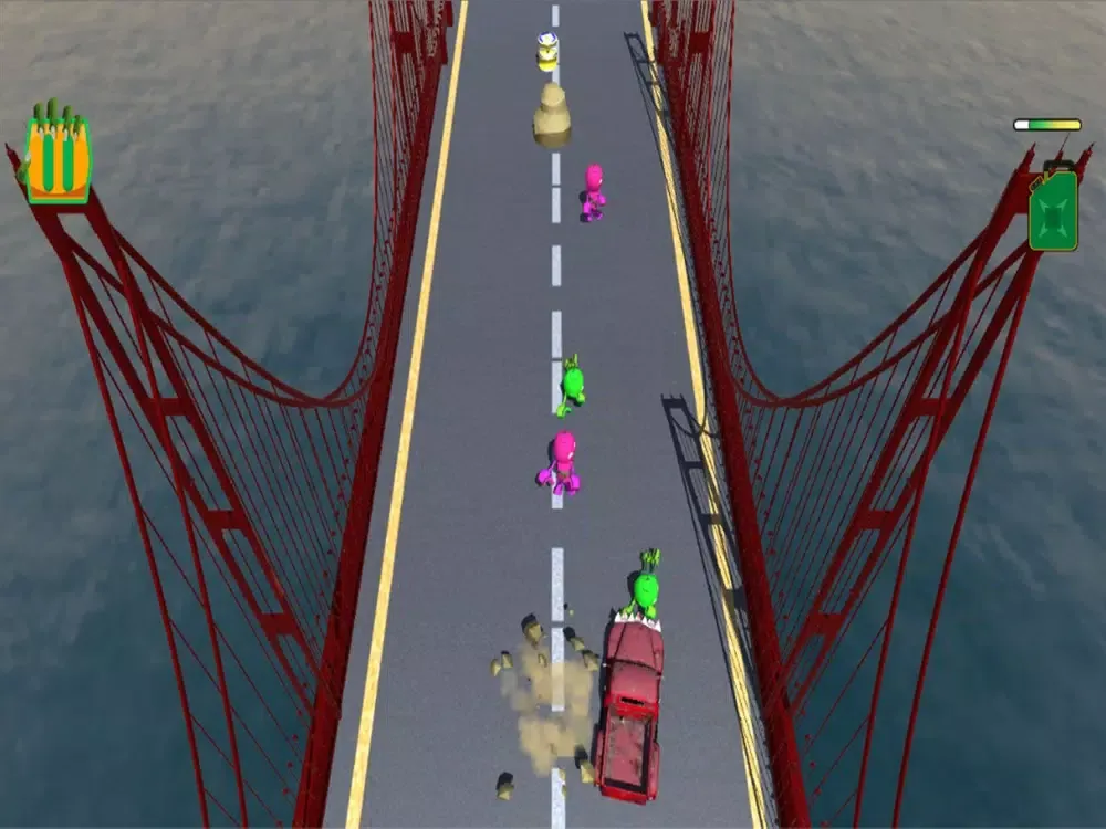 Tangkapan skrin Zombie Crush City Drive iPad 