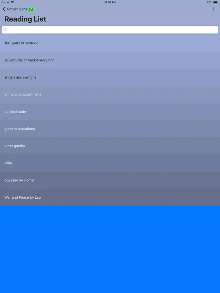 Almost Done - To Do List iPad  স্ক্রিনশট