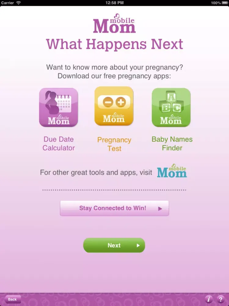 Pregnancy Due Date Calculator - My Baby Wheel & Countdown Birth Calendar iPad 應用截圖
