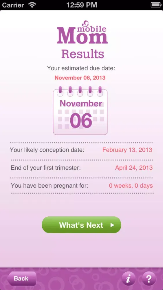 Pregnancy Due Date Calculator - My Baby Wheel & Countdown Birth Calendar應用截圖