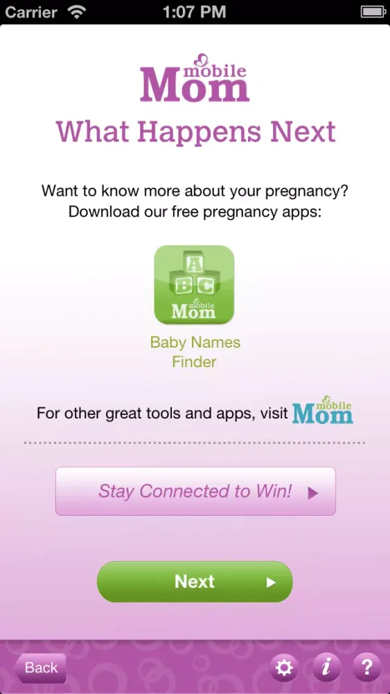 Screenshot di Pregnancy Weight Calculator & Baby Bump Weight Gain from Mobile Mom