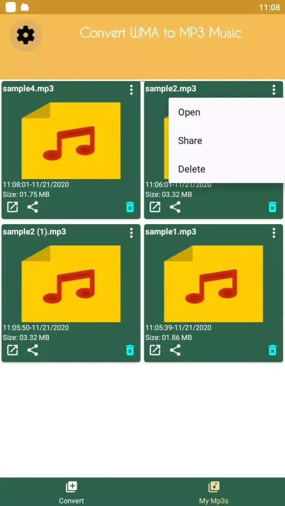 Convert WMA to MP3 file应用截图