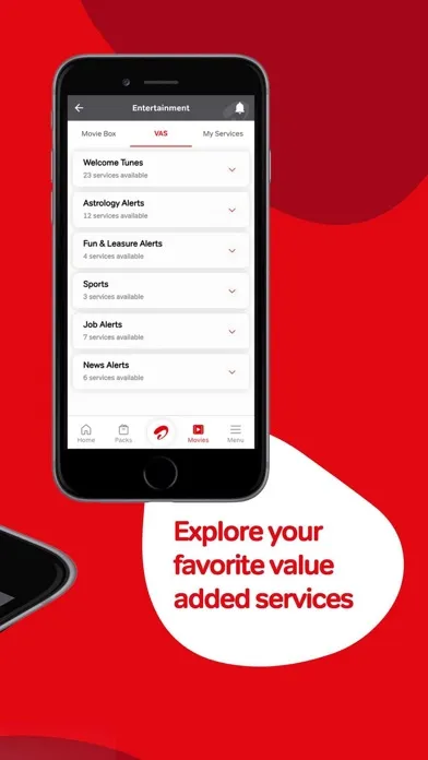Capturas de pantalla de My Airtel