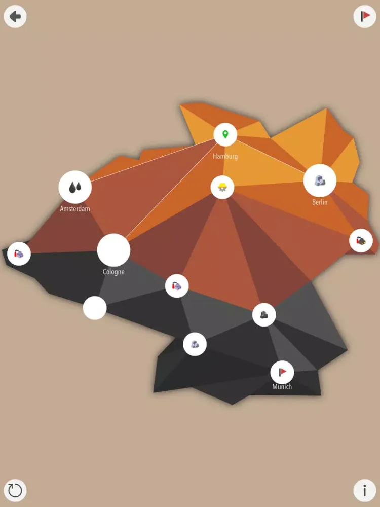 Zrzuty ekranu Graph 31 - NP hard game mix of graph theory and geography iPad 