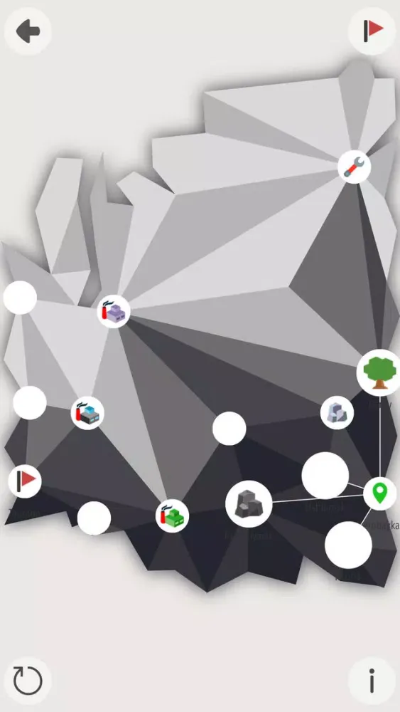 Zrzuty ekranu Graph 31 - NP hard game mix of graph theory and geography