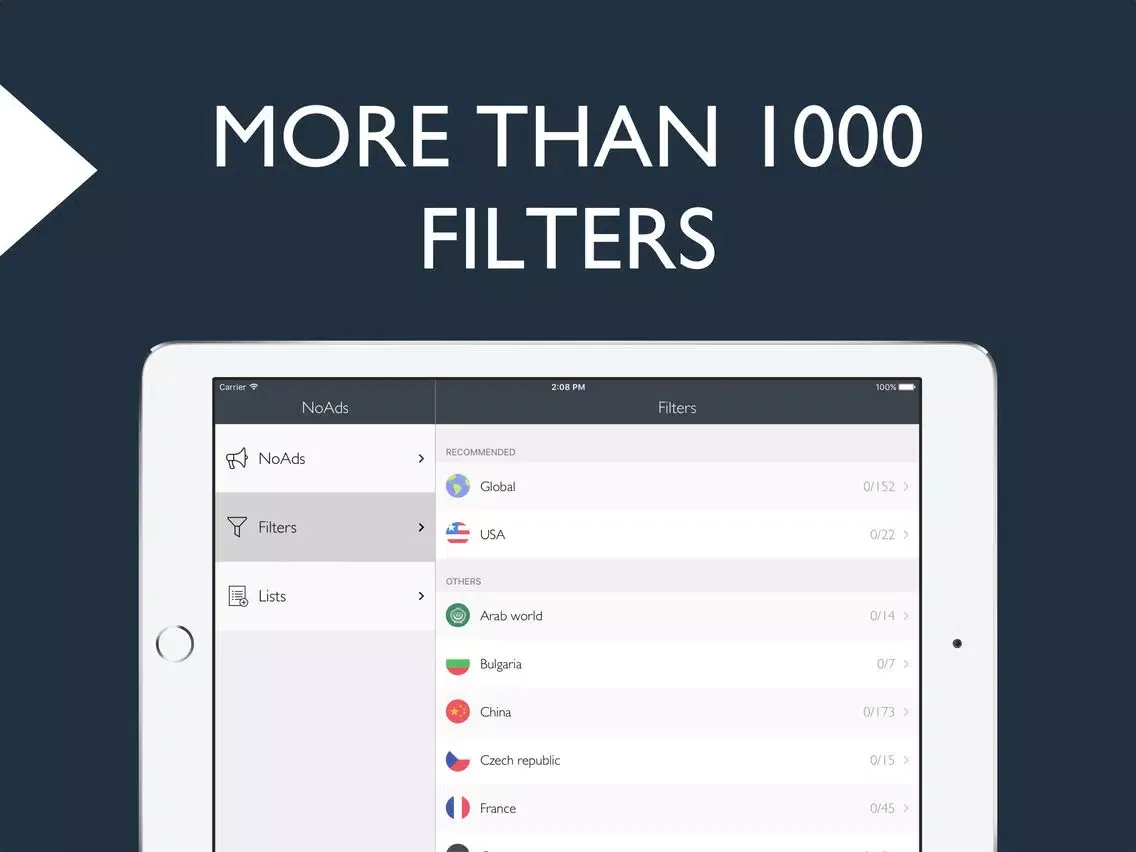 NoAds Legacy- block ads on old devices, iPad  Screenshots