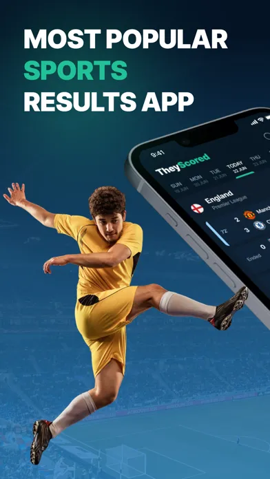 TheyScored - Soccer Live Score स्क्रीनशॉट