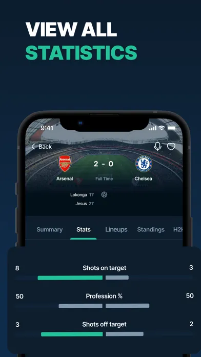 TheyScored - Soccer Live Score स्क्रीनशॉट