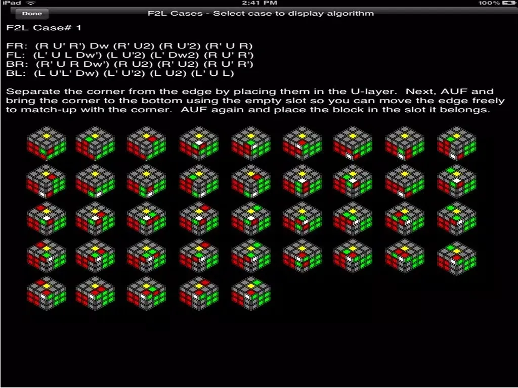 Bob Burtons Speed Cubing iPad  Screenshots