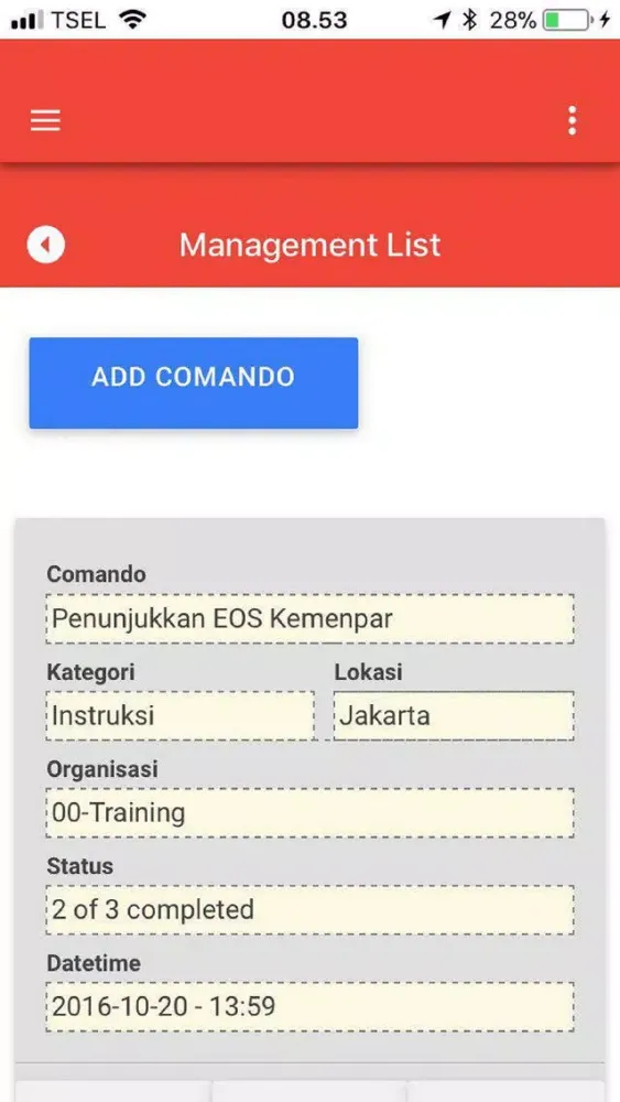 eComando Screenshots