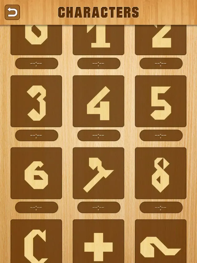 Tangram Characters iPad  Screenshots