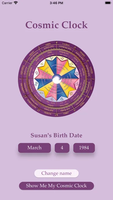Capturas de tela do Mother Mary's Cosmic Clock