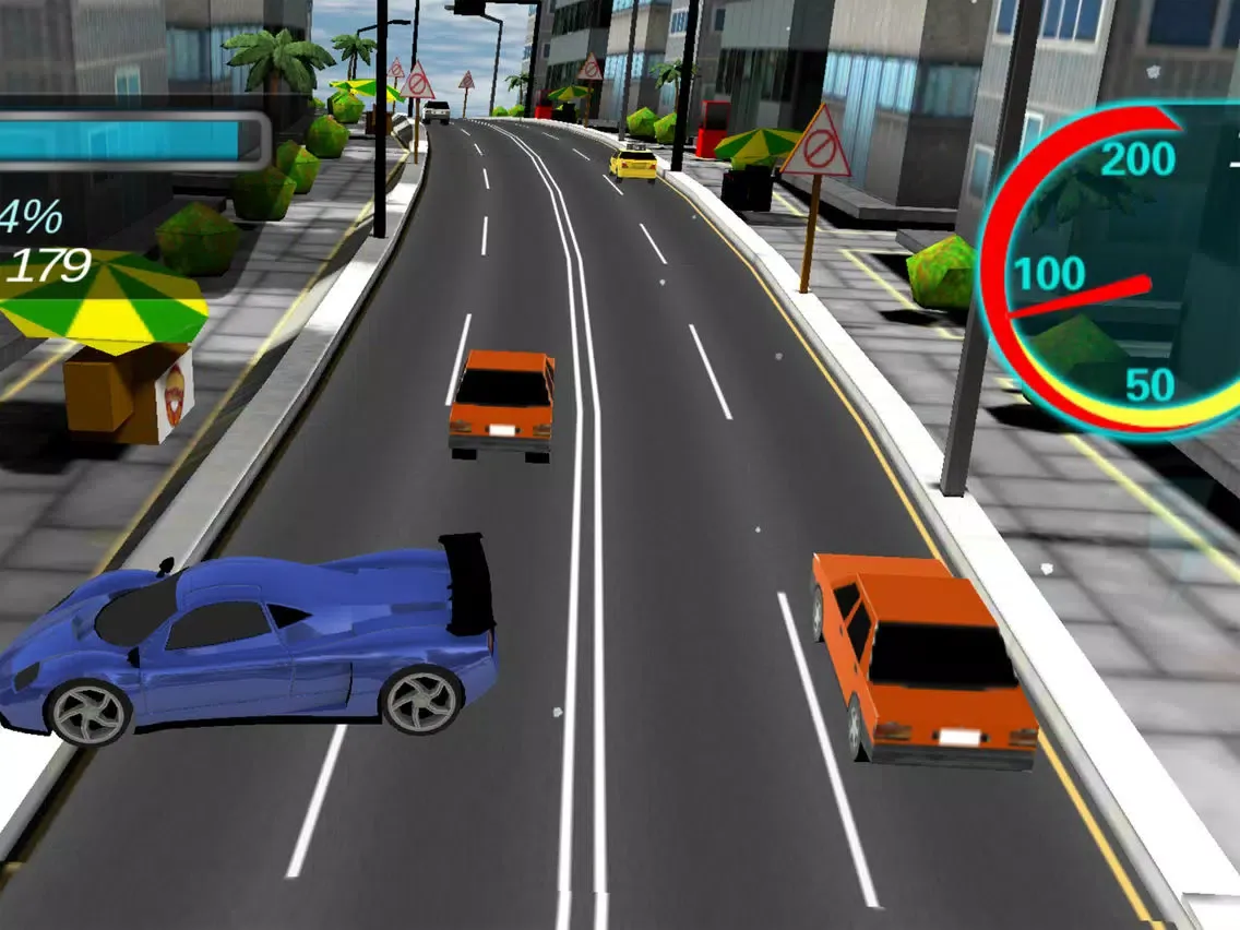 Highway Rivals: Speed Racing Car 3D iPad  スクリーンショット